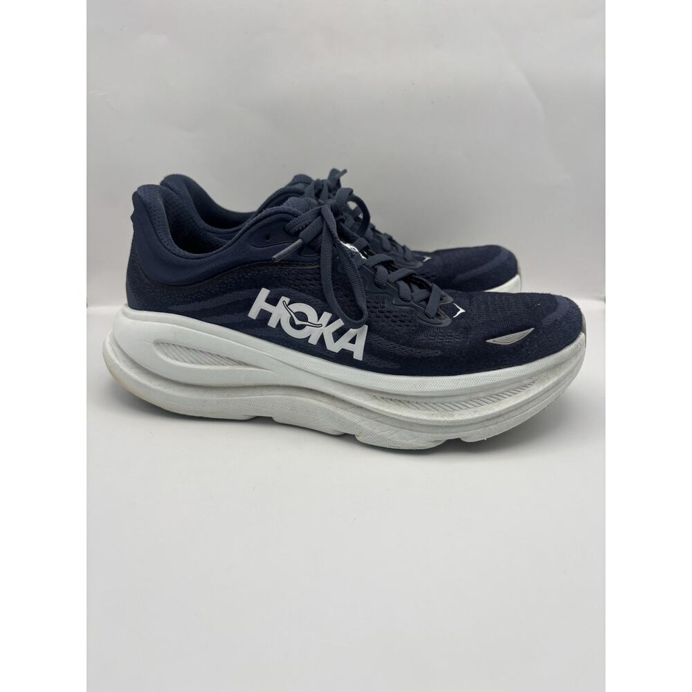 Hoka Bondi 9 Navy Running Shoes Men Size 8.5